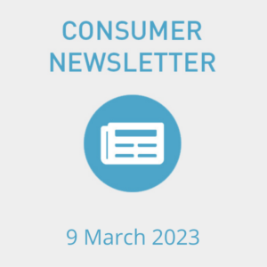 MRT Consumer Newsletter 9 March 2023