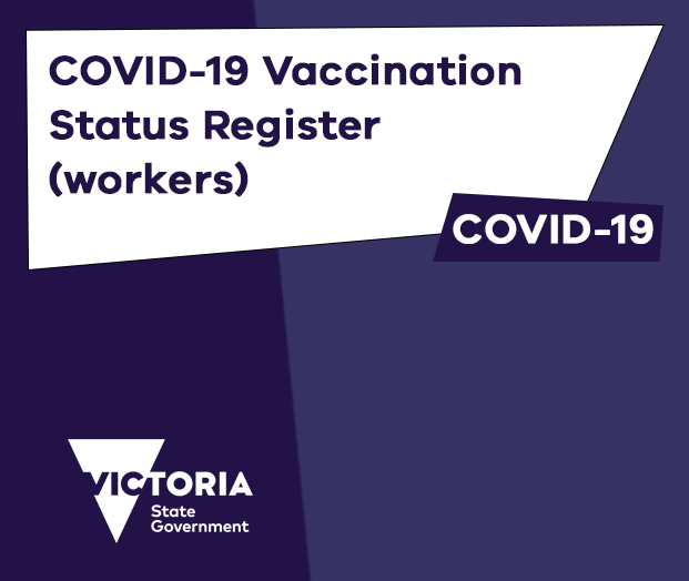 COVID19 Vaccination Status Register Workers