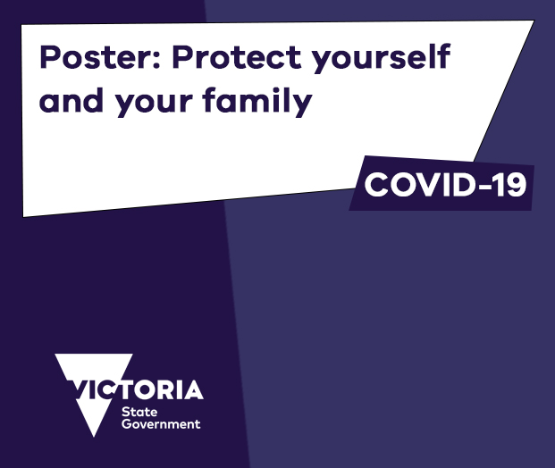 Poster protect yourself and your family