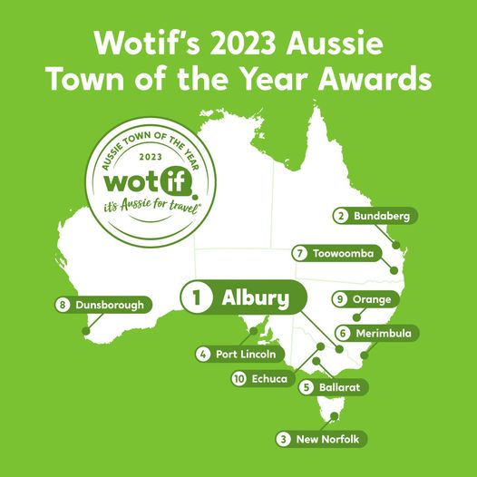 Wotif's 2023 Aussie town of the year awards